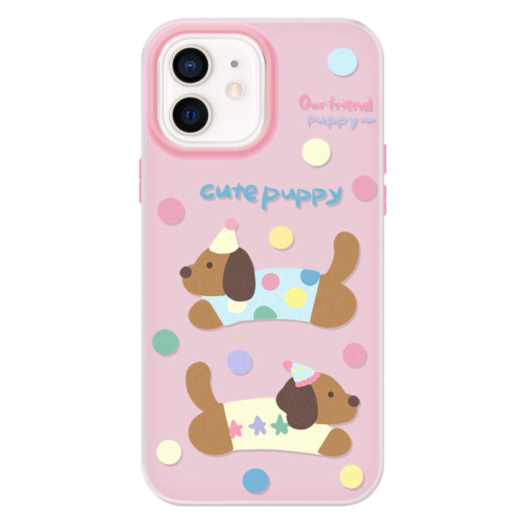 Funda híbrida TPU y PC iPhone 11 Tacto Sedoso (Rosa)
