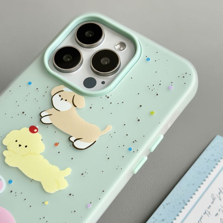 Funda híbrida TPU Policarbonato iPhone 11 Pro Max Tacto Sedoso (Daze Cat Yellow)