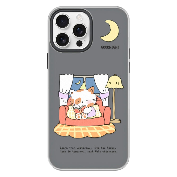 Funda híbrida TPU Policarbonato para iPhone 16 Pro Max con Tacto Sedoso (Negro)