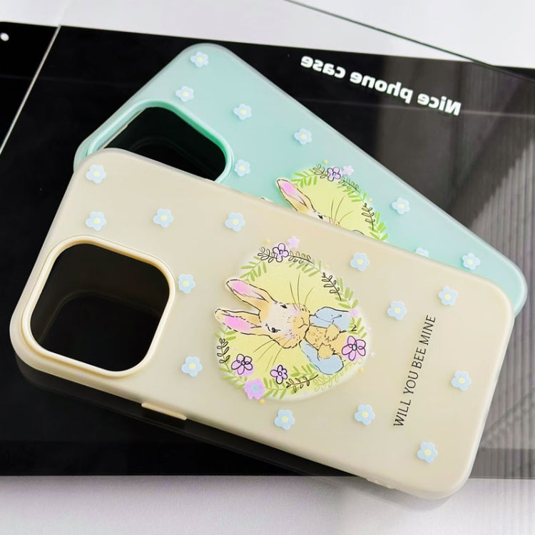 Funda híbrida TPU y PC con Tacto de Piel para iPhone 12 (Azul y Blanco)