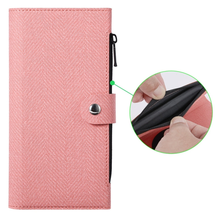 Funda de Cuero con Tapa Magnética Rfid Magsafe para iPhone 15 Plus Vili Gbs Series (Rosa)