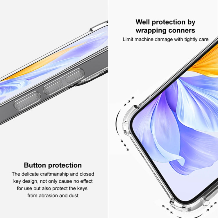 Funda para Teléfono Imak Ux-4 a Prueba de Golpes con Cuatro Esquinas para iPhone 15 Plus (Transparente)