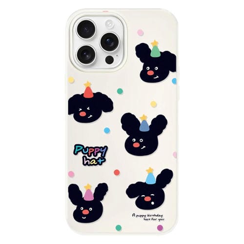 Funda híbrida TPU y Policarbonato para iPhone 16 Pro Max (Beige)