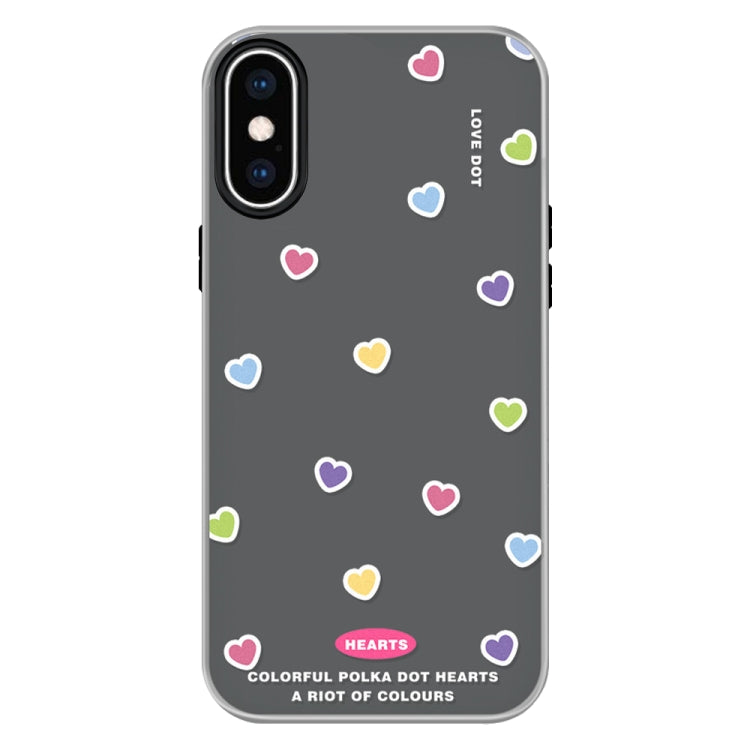 Funda híbrida TPU Policarbonato iPhone X/Xs con tacto sedoso (Negro)