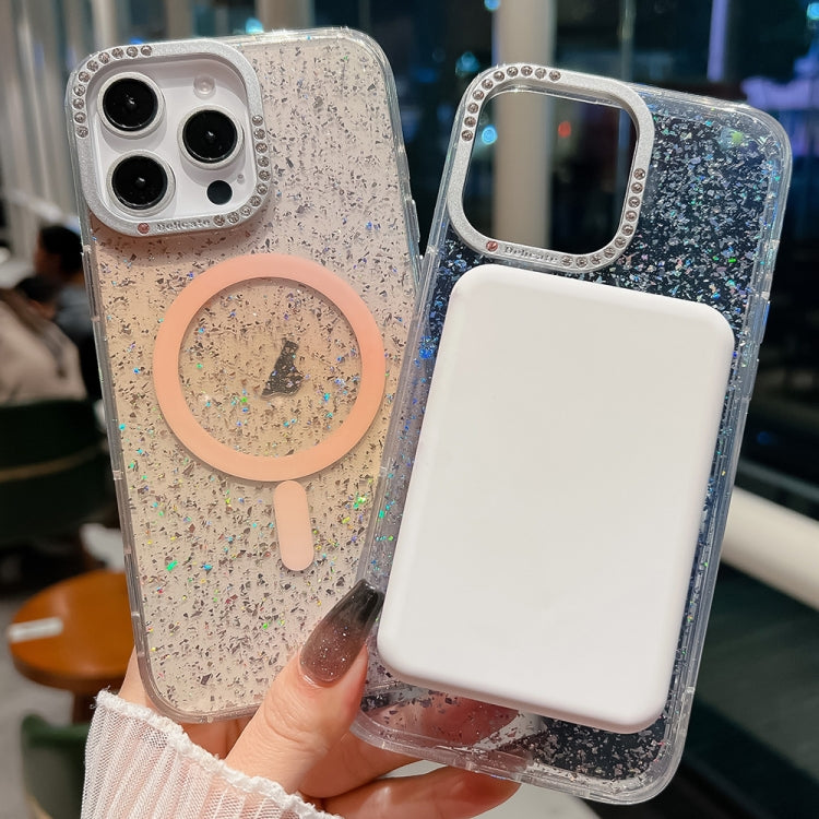 Estuche para Teléfono Serie Blink iPhone 16 Plus Marco Lente Metal Cierre Magnético (Verde Azulado Oscuro)