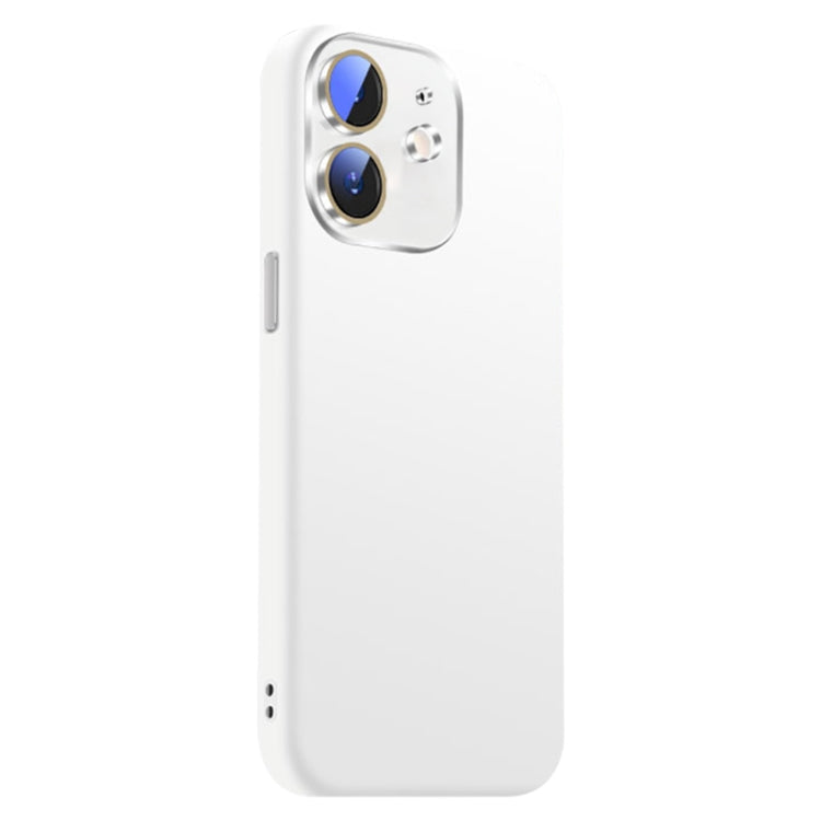 Funda de Silicona Líquida para iPhone 11 con NanoLente (Blanca)