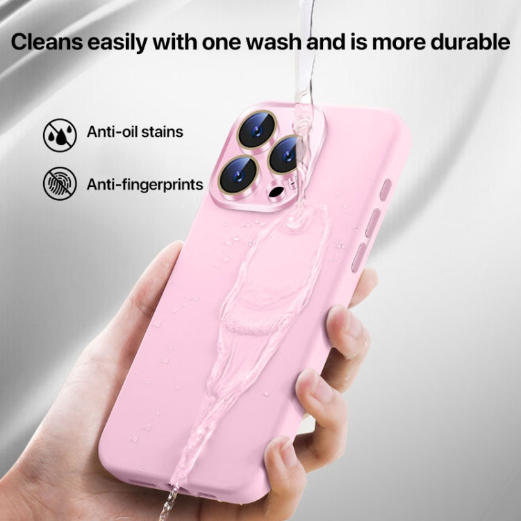 Funda de Silicona Líquida iPhone 16 Plus con NanoLente (Morado Oscuro)