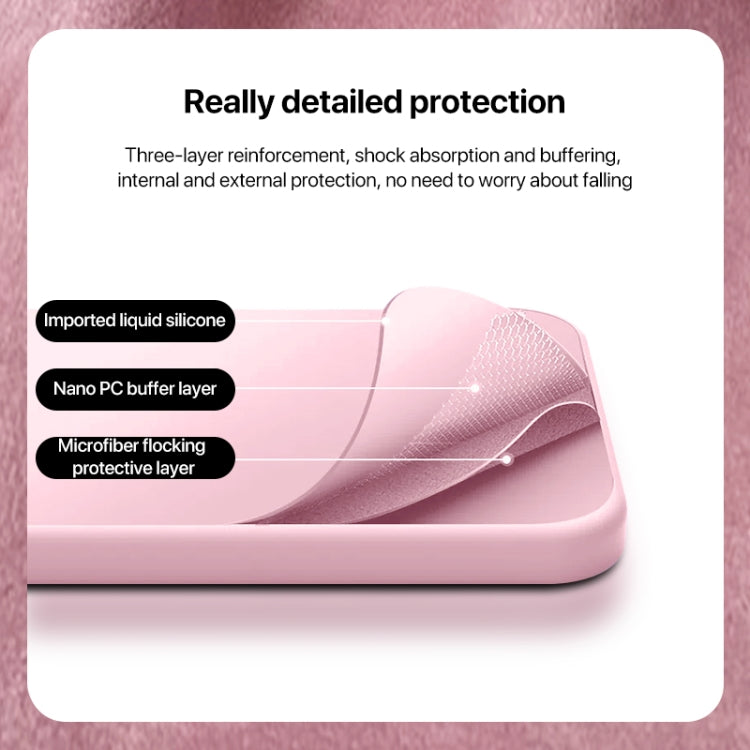 Funda de Silicona Líquida para iPhone 11 Pro con NanoLente (Blanca)