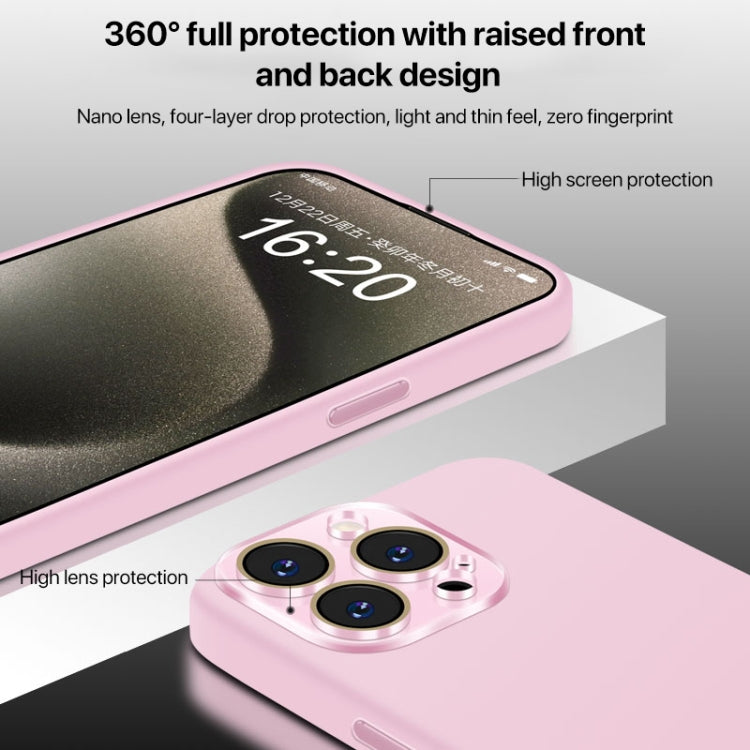 Funda de Silicona Líquida iPhone 11 Pro con NanoLente (Morado Claro)