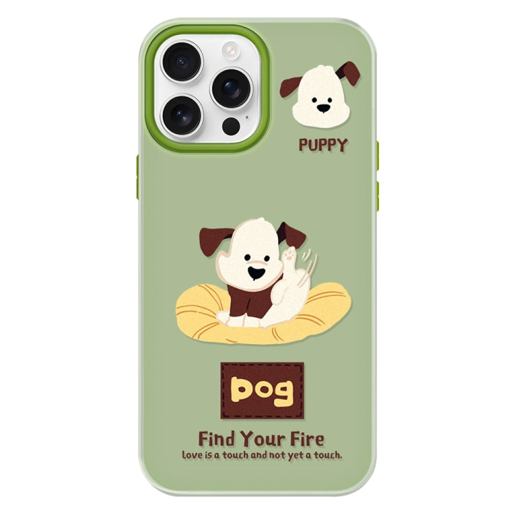 Funda híbrida TPU y PC iPhone 15 Pro Tacto Sedoso y Gelatinoso (Verde)