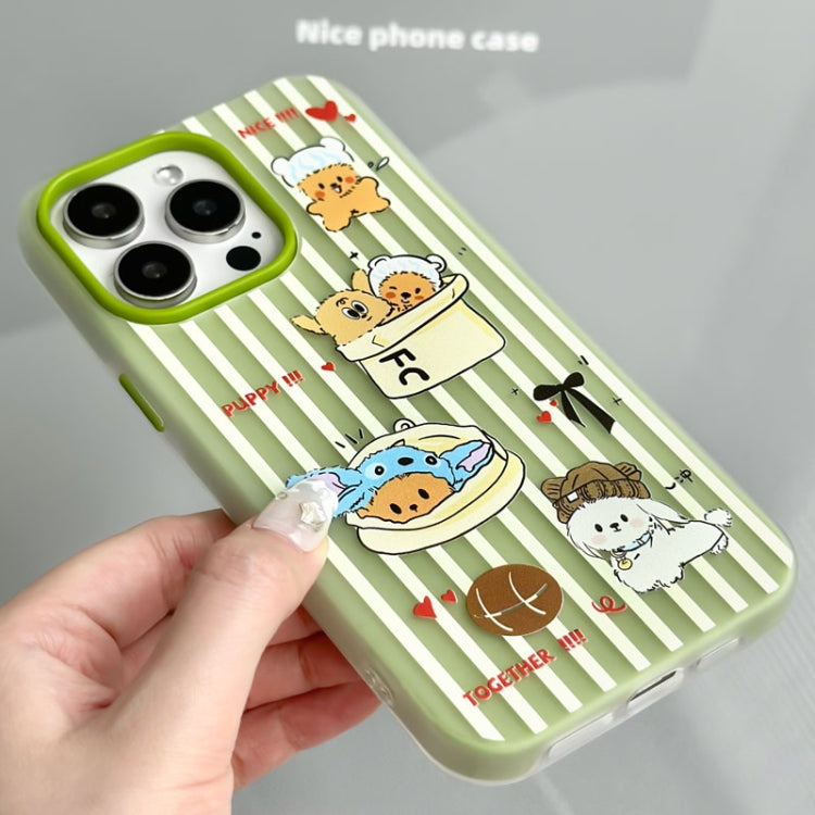 Funda híbrida TPU y PC iPhone 13 Pro Tacto Sedoso (Verde Claro)