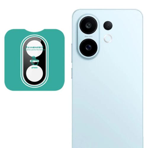 Película de lente de cámara trasera de vidrio HD imak versión negra para vivo S30 5G, versión autoposicionable