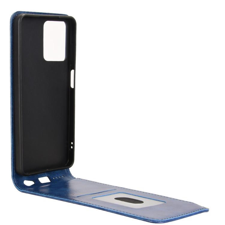 Funda de Cuero Magnética con Tapa Vertical para Teléfono Hmd Pulse / Pulse Pro / Pulse+ (Azul)