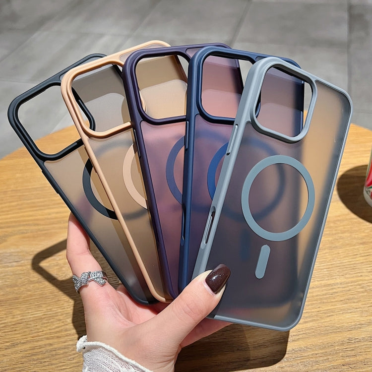 Funda para Teléfono Magsafe Frosted Skin Feel iPhone 16 Plus (Negra)
