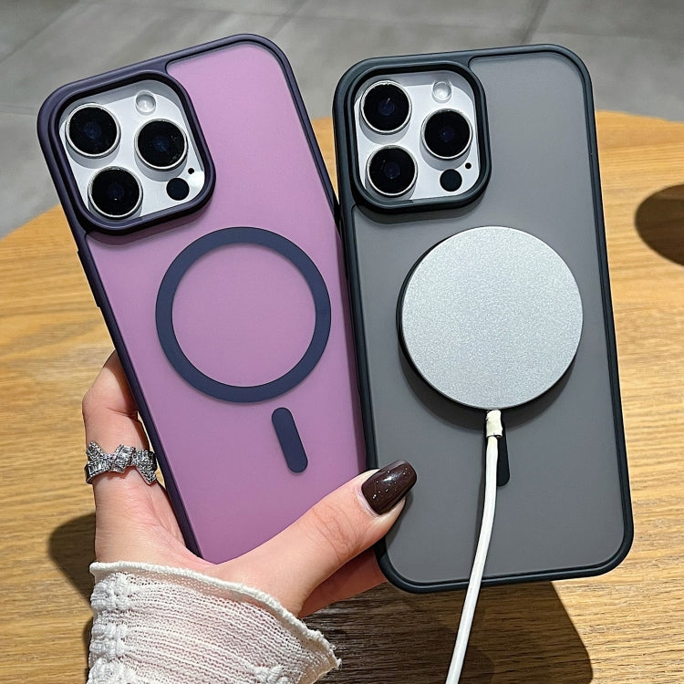Funda para Teléfono Magsafe Frosted Skin Feel para iPhone 12 (Negra)