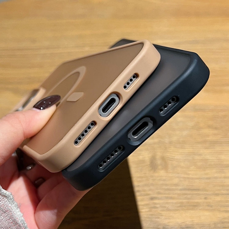 Funda para Teléfono Magsafe Frosted Skin Feel iPhone 16 Plus (Negra)