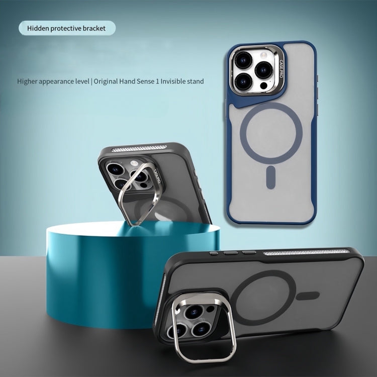 Funda Magnética Magsafe con Soporte de Metal para iPhone 13 Pro (Negra)