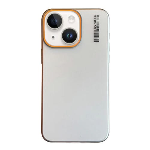 Funda para Teléfono PC Translúcida Tacto Piel Arena iPhone 13 (Gris Titanio)