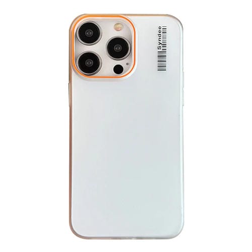 Funda para Teléfono PC iPhone 12 Pro Max Translúcida Tacto Piel Arena (Blanco Transparente)
