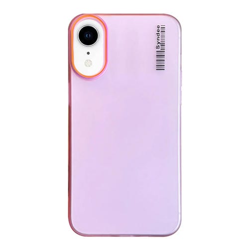 Funda para Teléfono PC Translúcida Tacto Piel Arena Suave iPhone Xr (Rosa)