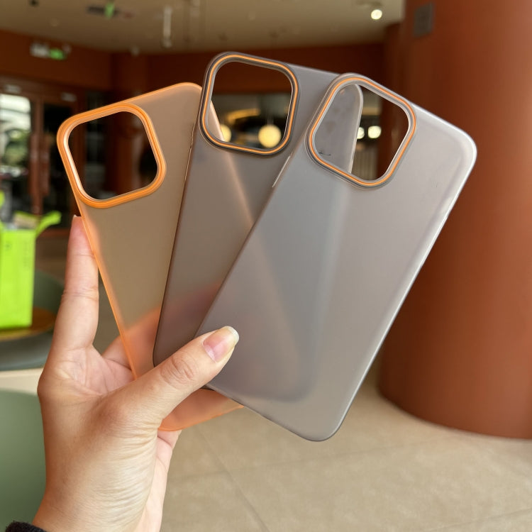 Funda para Teléfono PC Translúcida Tacto Piel Arena iPhone 11 Pro (Gris Titanio)