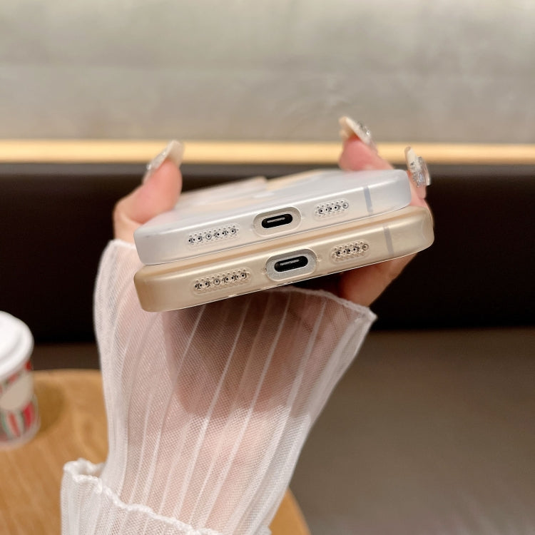 Funda para Teléfono con Imán Magsafe para iPhone 16 Plus PC Tacto Suave Arena (Gris Claro)