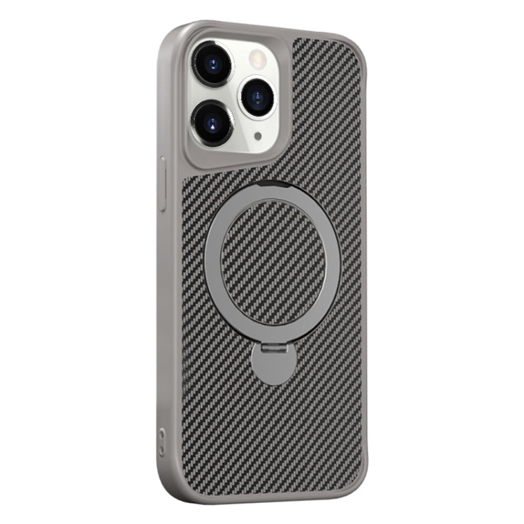 Funda para Teléfono con Soporte Magsafe 360 para iPhone 11 Pro Max (Gris Titanio)