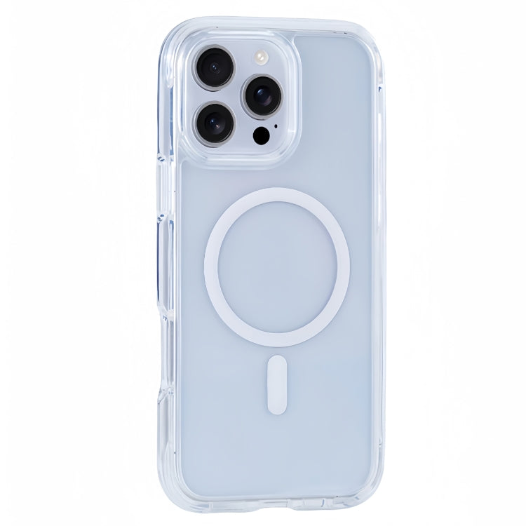 Funda para Teléfono iPhone 16 Pro Serie Y2 con Imán Magsafe y Bolsa de Vacío (Transparente)