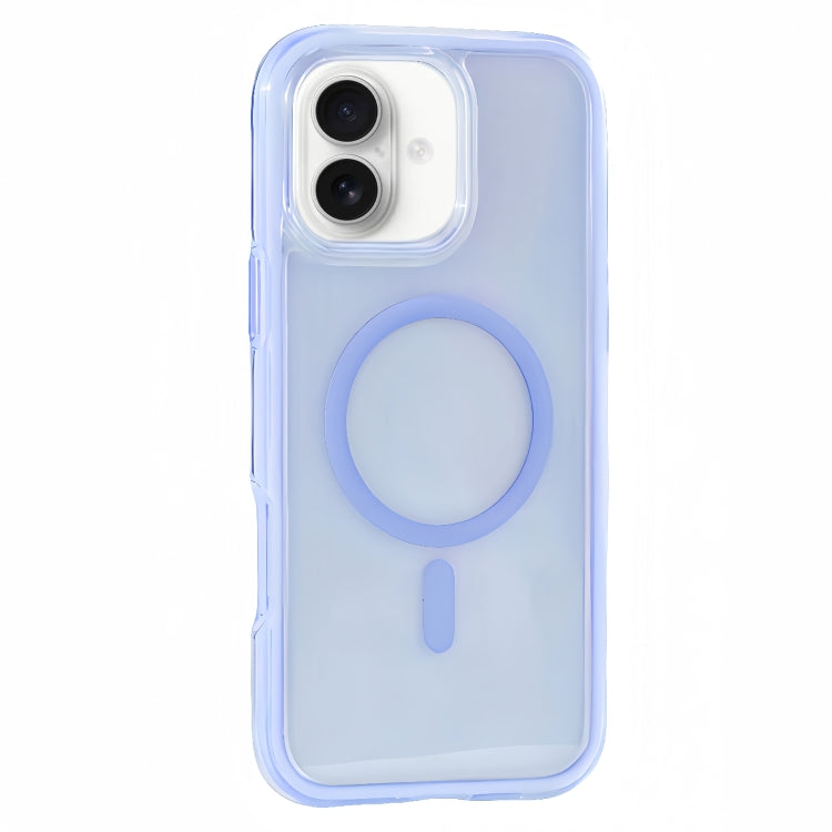 Funda para teléfono Apple iPhone 16 Plus Serie Y2 con imán Magsafe Transparente (Lila)