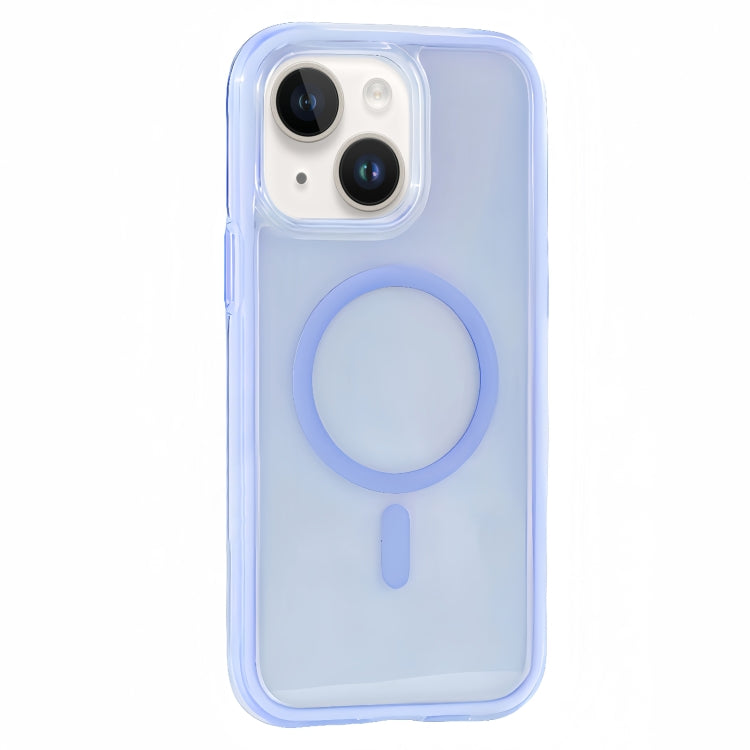 Funda para Teléfono con Imán Magsafe Transparente iPhone 14/13 Serie Y2 (Lila)