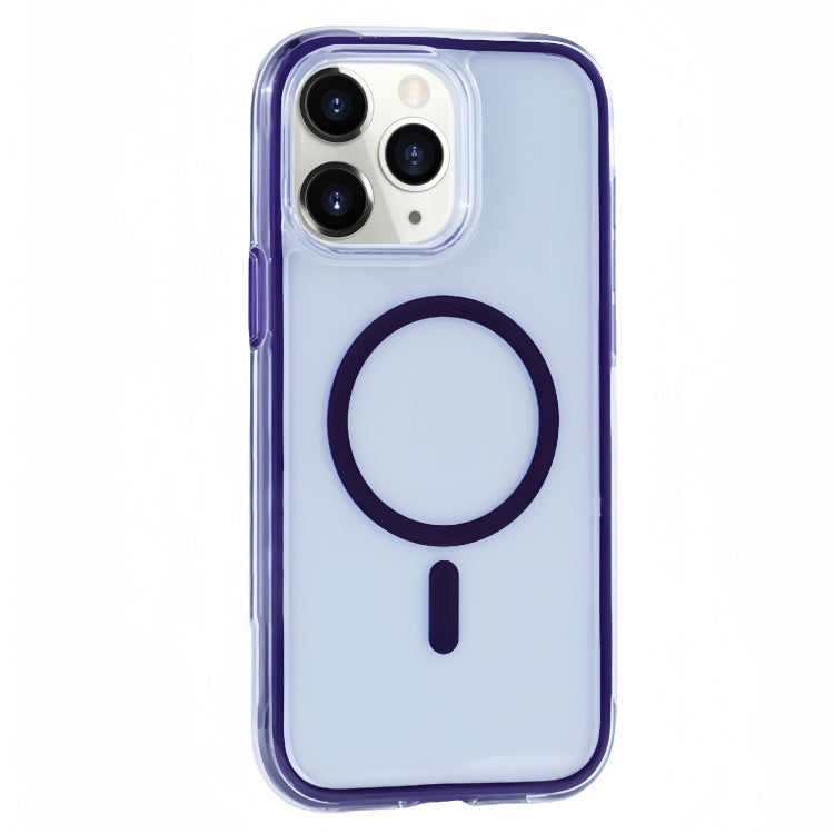 Funda para Teléfono con Imán Magsafe Vacuum Airbag Y2 Series para iPhone 11 Pro Max (Morado)