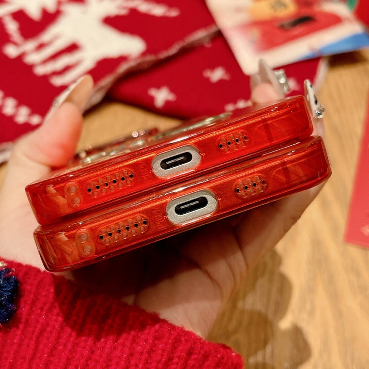 Funda para iPhone 12 Diseño Año Nuevo Estampado Dorado 3D Imd