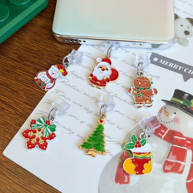 Conector Antipolvo Micro USB Serie Navideña Cookie Man