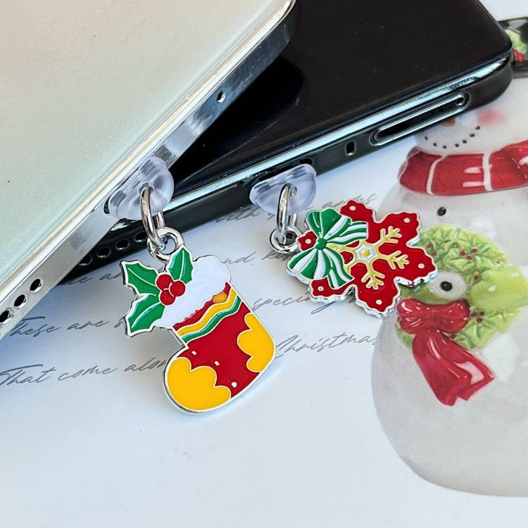 Conector Antipolvo Micro USB Serie Christmas Árbol de Navidad