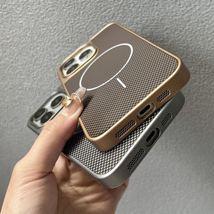 Funda para iPhone 14 TPU + PC Magsafe Serie Pita (Gris)