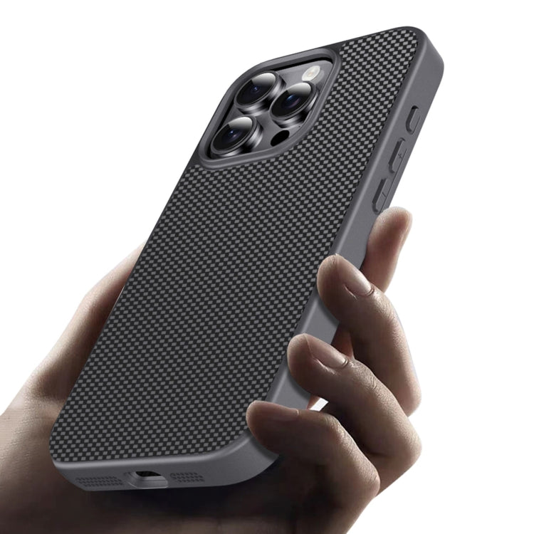 Funda para iPhone 11 Pro TPU + PC Textura Serie Pita (Gris)