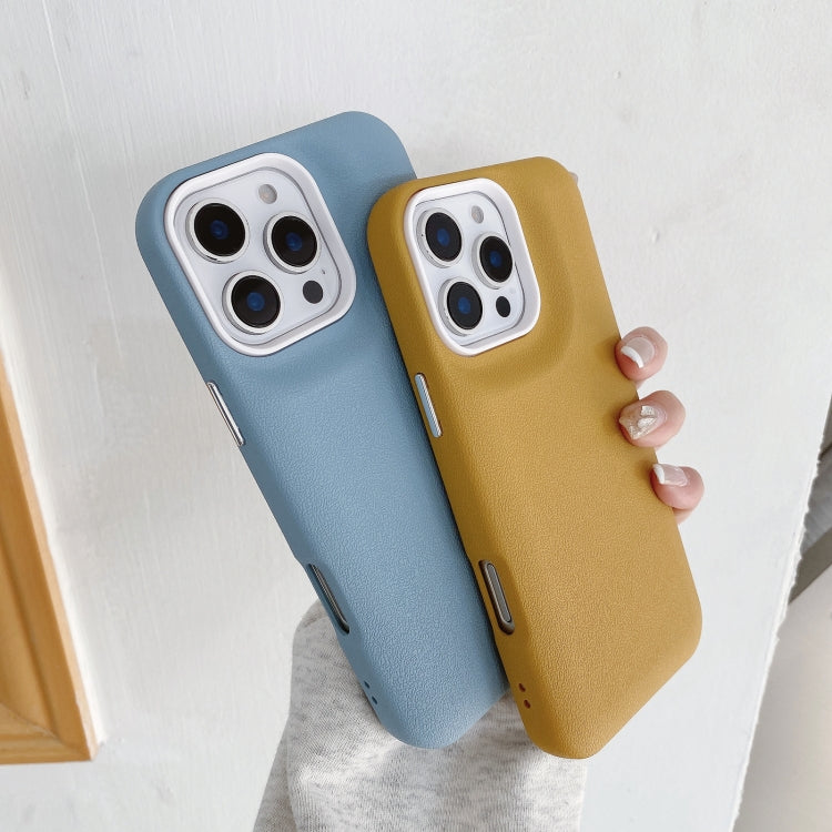 Funda para iPhone 12 Pro Max Cuero Textura (Blanca)