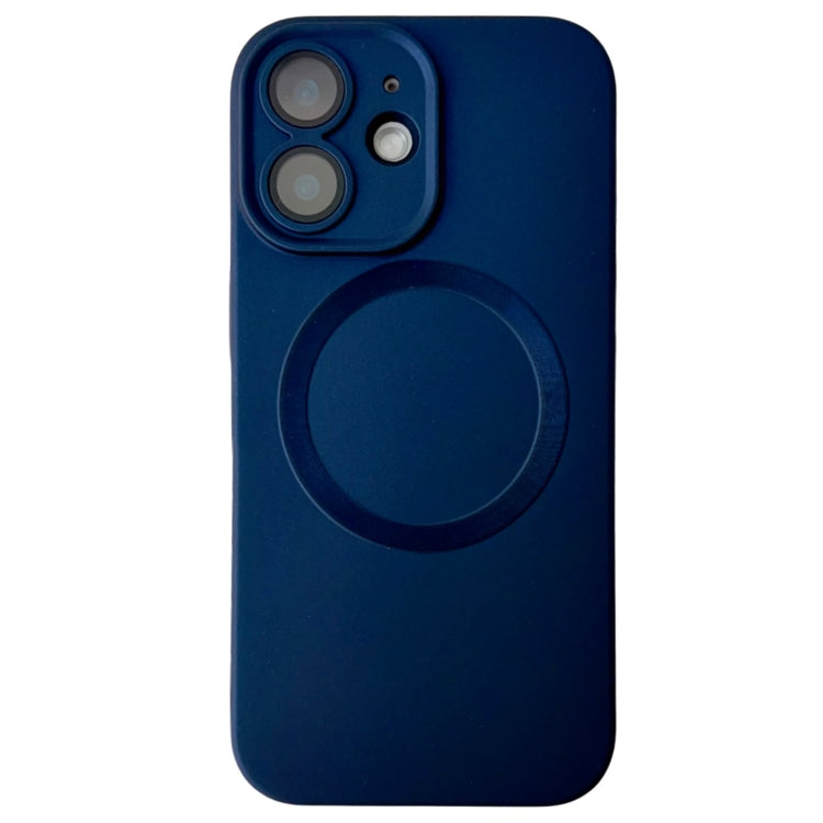 Funda para Teléfono TPU Magsafe iPhone 11 Textura Cd Pintura Metalizada (Azul Oscuro)