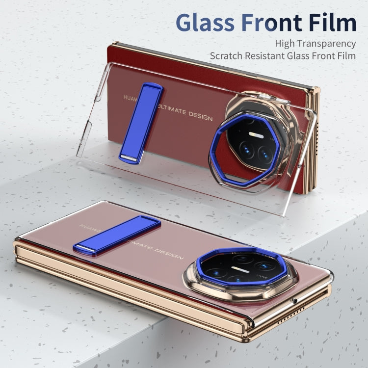 Funda híbrida TPU para PC con soporte para Huawei Mate Xt Ultimate (Azul)