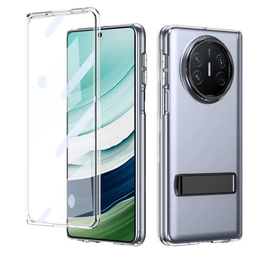 Funda híbrida TPU para PC con soporte para Huawei Mate X3 (Negro)