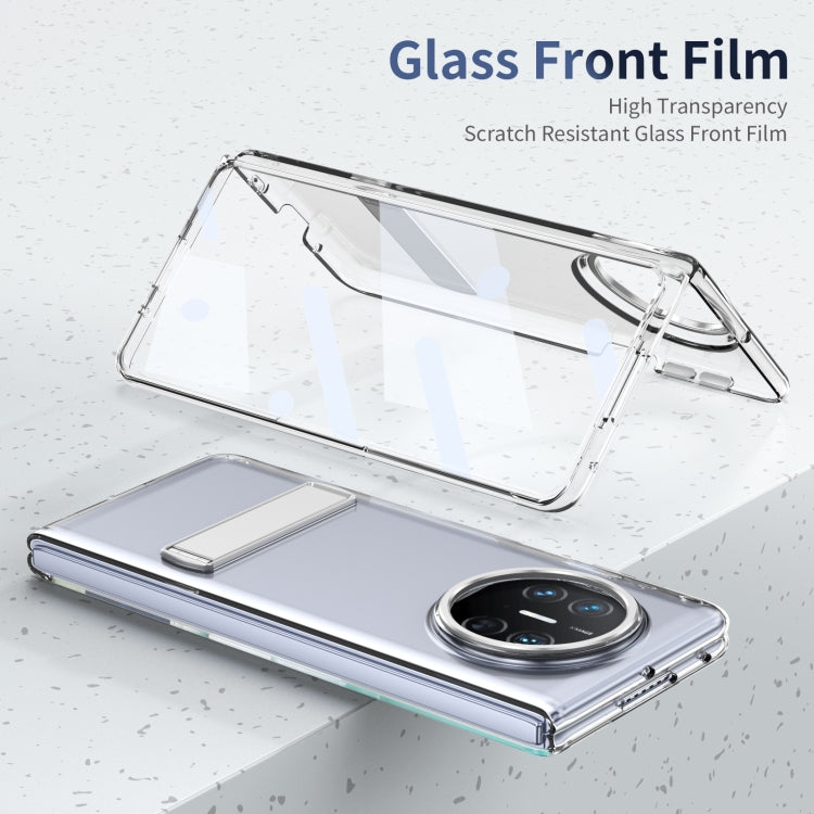 Funda híbrida TPU y Policarbonato con soporte para frío Huawei Mate X3 (Plateada)