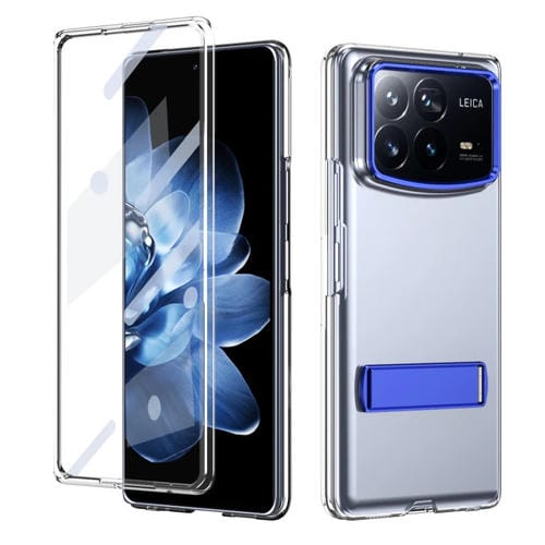 Funda Híbrida de TPU para Xiaomi Mix Fold 4 con Soporte para PC y Funda para Teléfono (Azul)