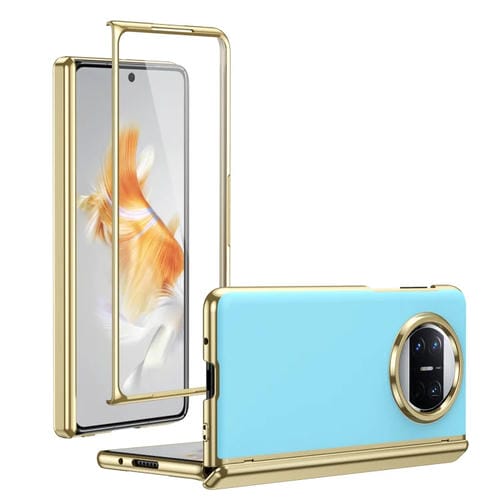 Funda para Teléfono Huawei Mate X3 con Revestimiento al Vacío Esmerilado Ag Integrado (Azul Hielo)