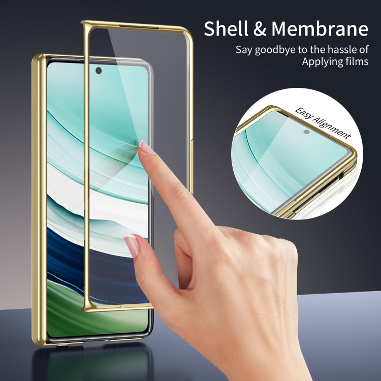 Estuche para Teléfono Huawei Mate X5 con Revestimiento al Vacío Esmerilado Anticongelante (Dorado)