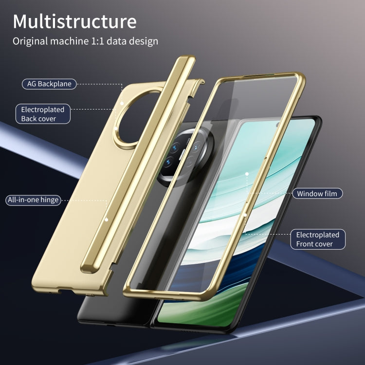 Estuche para Teléfono Huawei Mate X5 con Revestimiento al Vacío Esmerilado Anticongelante (Dorado)