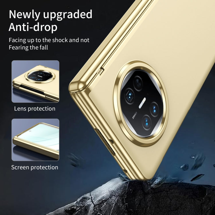 Estuche para Teléfono Huawei Mate X5 con Revestimiento al Vacío Esmerilado Anticongelante (Dorado)