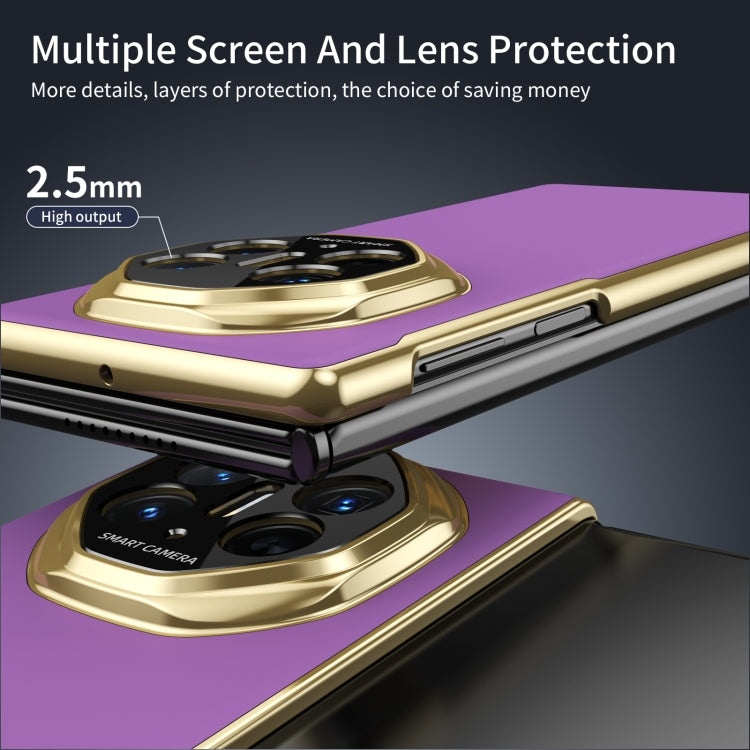 Funda para Teléfono Huawei Mate Xt con Revestimiento al Vacío Esmerilado Ag Integrado (Morado)