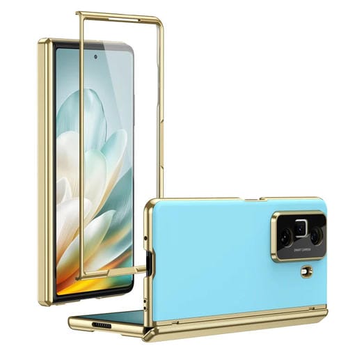 Funda para Teléfono Honor Magic Vs3 con Revestimiento al Vacío Esmerilado Anti-Arañazos (Azul Hielo)