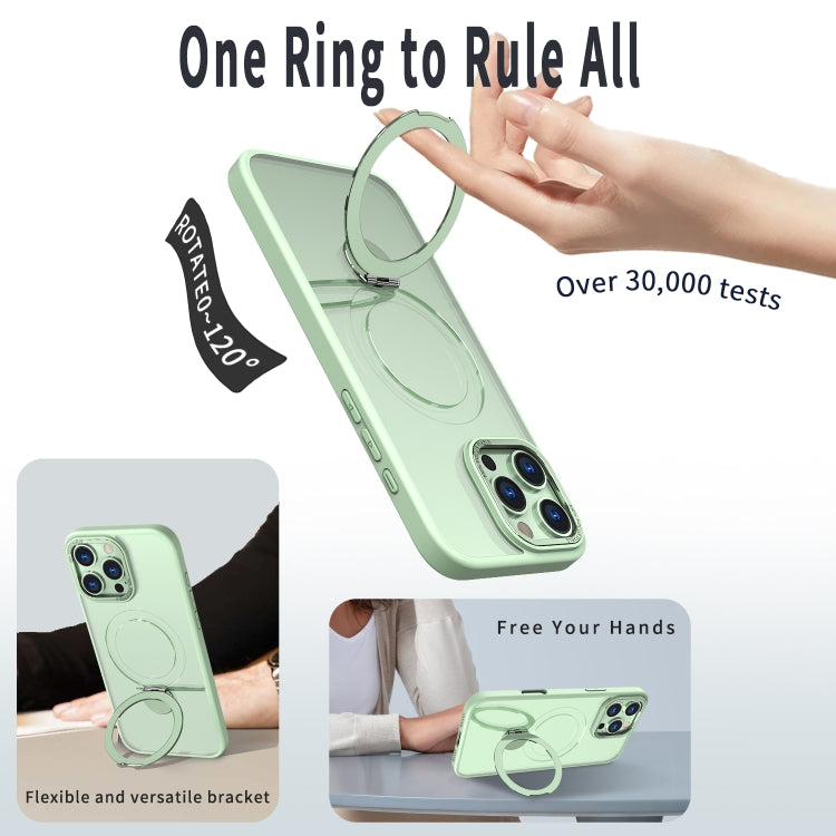 Funda para Teléfono Wing Series Gen2 con Soporte de Anillo Magsafe para iPhone 12 Pro Max (Verde Aguacate)