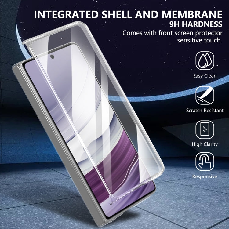 Funda para Teléfono Huawei Mate X3 Lce Folding Series con PC Transparente Integrada Magsafe (Plateada)